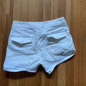 White khaki shorts